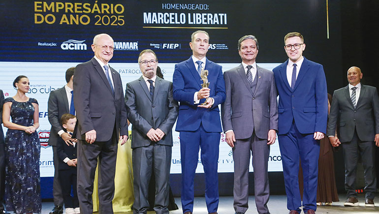 Marcelo Liberati recebe Prêmio Empresário do Ano